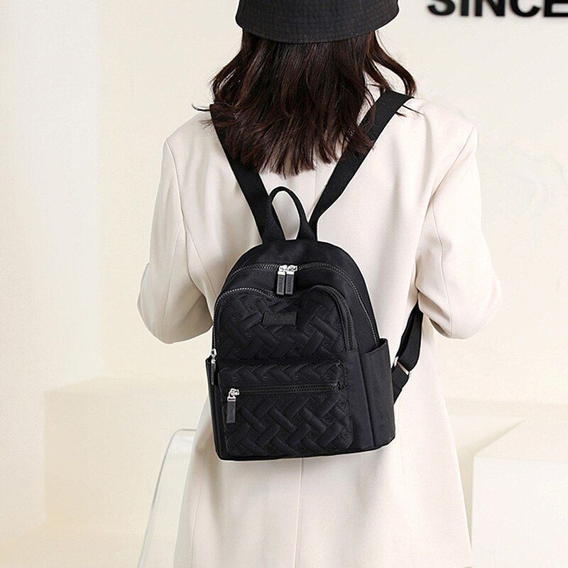 Small Bag Backpack Spring Nylon Traveling Backpack Shopping Small Bag Softback