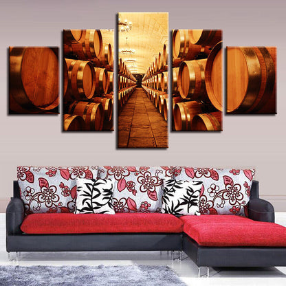 Jesus Christ Portrait Canvas Prints Painting Wall Art Home Cellar WiPicture 5PCS