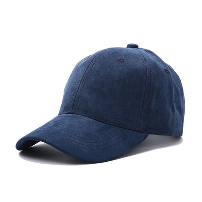 Fashion Baseball Cap Vuckle Back Caps Street Hip Hop Caps Suede Hats Peaked Cap