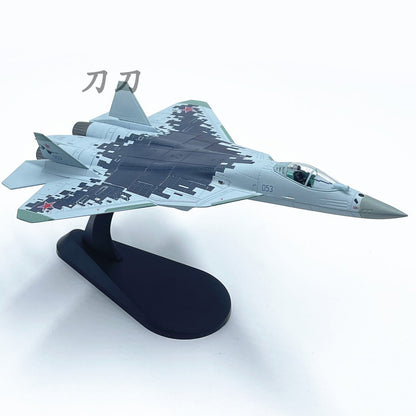 1:100 Russian Susu57 5th Generation Fighter Stealth Aircraft Model