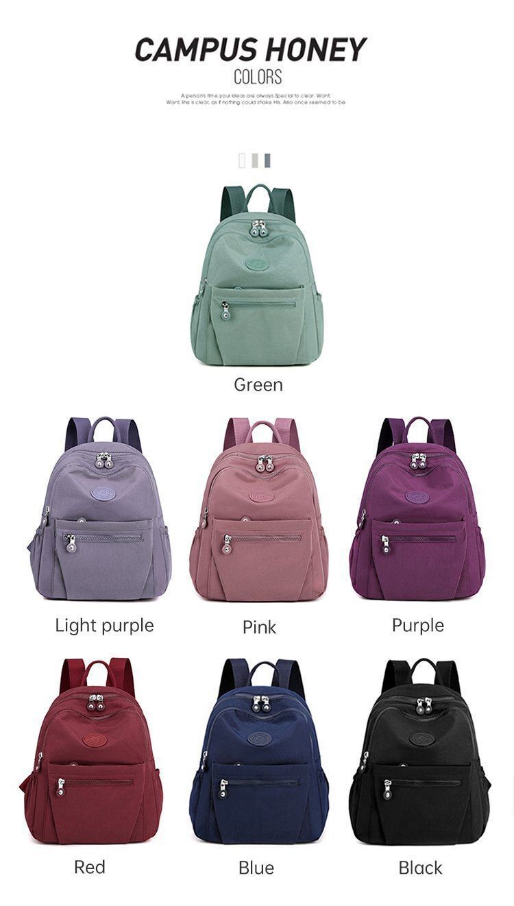 Traveling School Bag Waterproof Nylon Backpack Single Shoulder Bags 27*32*13 CM