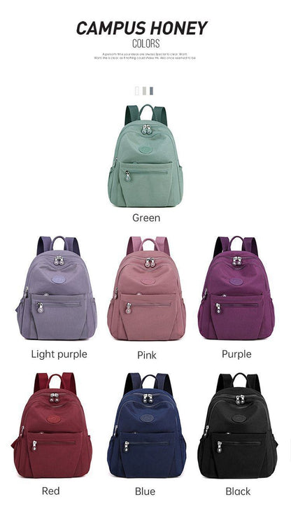 Traveling School Bag Waterproof Nylon Backpack Single Shoulder Bags 27*32*13 CM