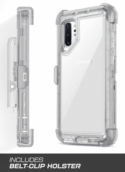 Luxury Clear Case Clip Stand Holster Phone Cover For Samsung Galaxy Note10/+ 5G