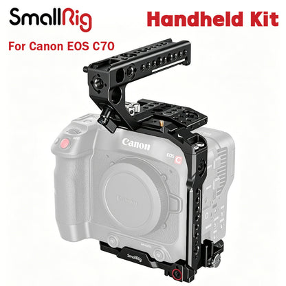 SmallRig Camera Cage Handheld Kit For Canon EOS C70 with NATO Top Handle