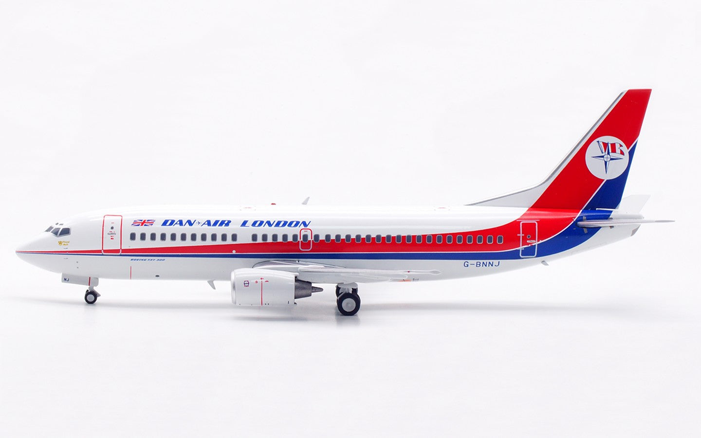 1:200 InFlight DAN AIR LONDON B737-300 G-BNNJ Airplane Diecast Aircraft Model