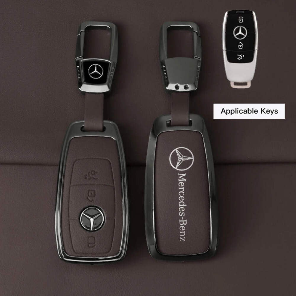 Leather Car Key Case – Premium Full-Cover Protection