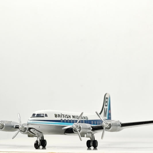 1:400 Aeroclassics British Midland CL-4 Passenger Airplane Diecast Plane Model