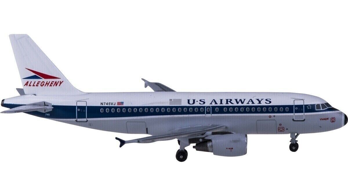 1:400 Aeroclassics US AIRWAYS AIRBUS A319 Passenger Plane Diecast Airplane Model