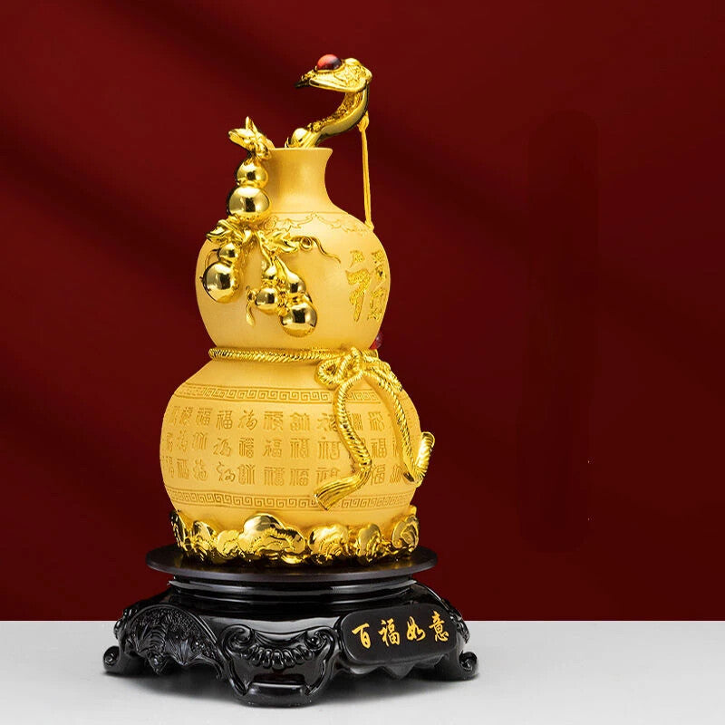 Chinese Fortune Gourd Ornament Living Room Prosperous Home Home Decor