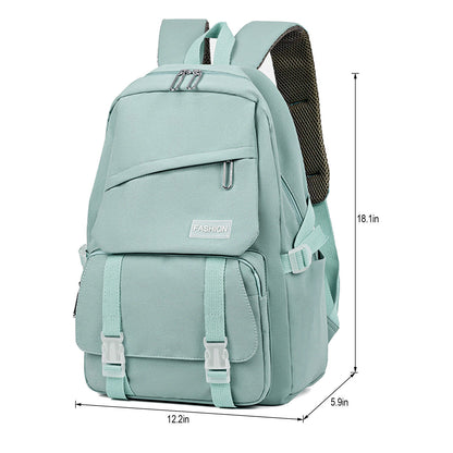 18.5" Large Girl School Backpack Bookbag Waterproof Laptop Travel Bag Rucksack