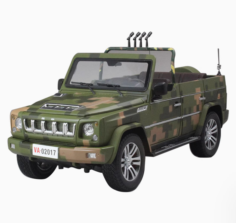 1:18 Scale 28CM BAIC B80 C Parade Vehicle Jeep Diecast Car Model Collection