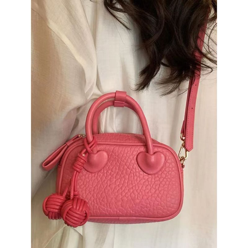 Pink Handbags Shoulder Bags Crossbody Purse Versatile Shoulder Bags 18*6.5*12 CM