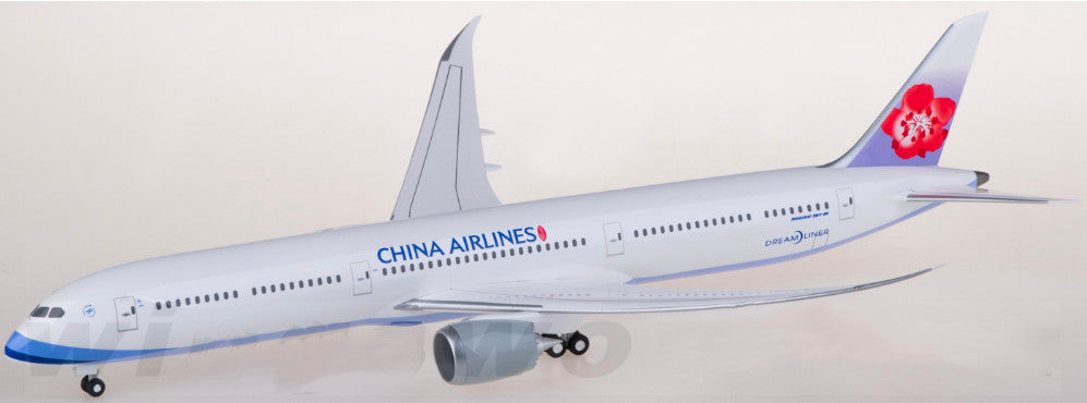 1:200 34CM Hogan CHINA AIRLINES BOEING 787-10 Airplane ABS Plastic Plane Model