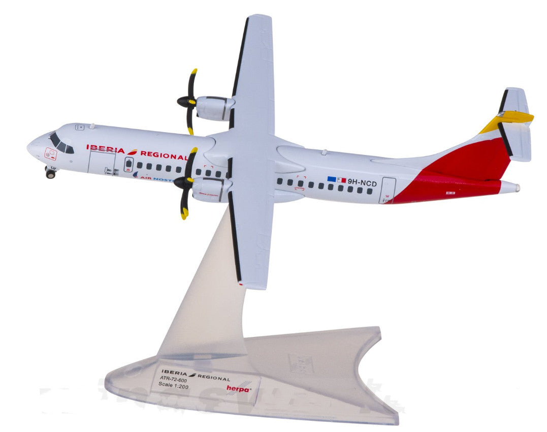 1:200 Herpa IBERIA ATR-72-600 Passenger Airplane Diecast Aircraft Plane Model