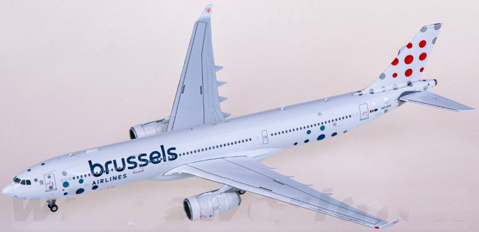 1:400 JC Wings Brussels AIRBUS A330-300 Passenger Plane Diecast Aircraft Model