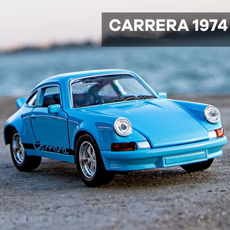 1974 porsche 911 carrera Classic Sports Car Diecast Model Alloy Toy Vehicle 1:32