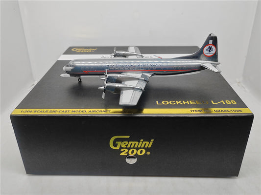 1:200 Geminijets American Airline LOCKHEED L-188A Plane Diecast Aircraft Model