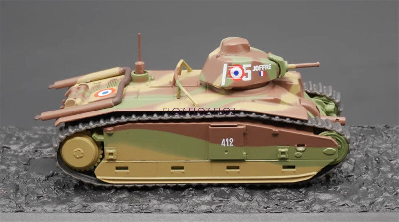 for IXO WWII France Char B1 Bis 3eme Compagnie 46e Bataillon de chars 1/72 Model