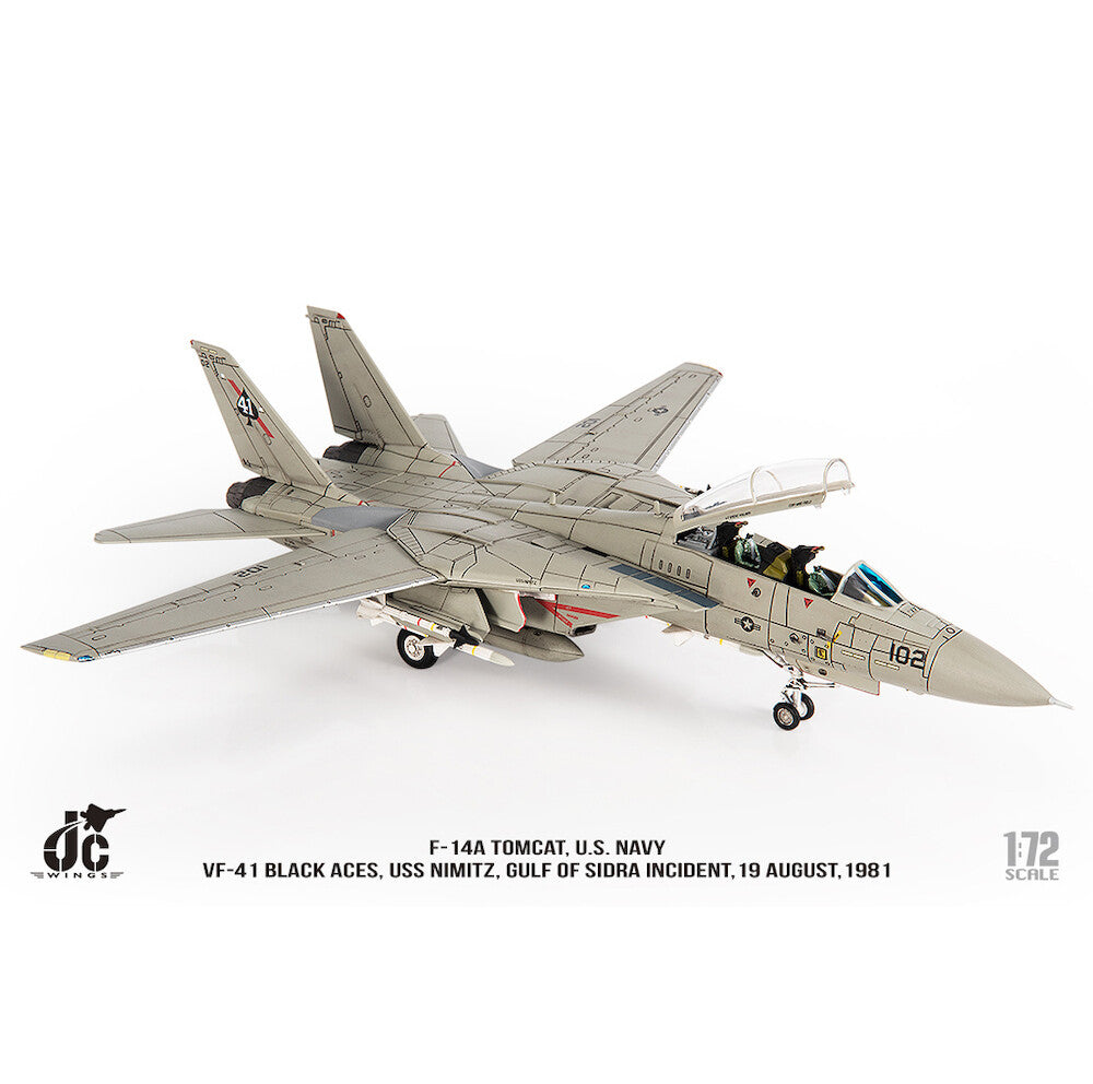 1:72 JC Wings Grumman F-14A Tomcat U.S. NAVY VF-41 Fighter Diecast Plane Model