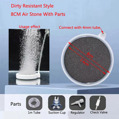 Aquarium Accessories 35 50 80mm Oxygen Aerator Increasing Air Bubble Stone Tools