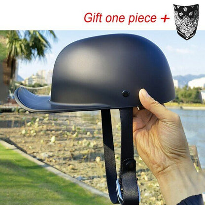 Motorcycle Vintage Retro Helmet Open Face Summer Adults Baseball Cap Helmets DOT