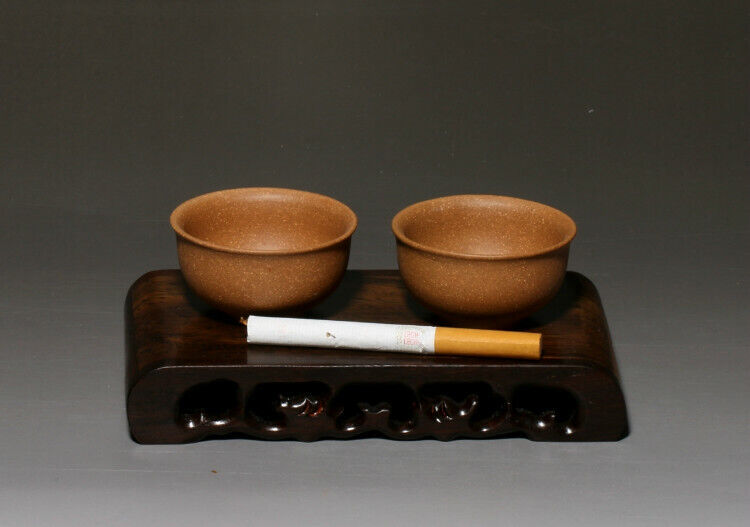 2 tea cup marked real yixing zisha duan clay kungfu tea cups handmade cup of tea