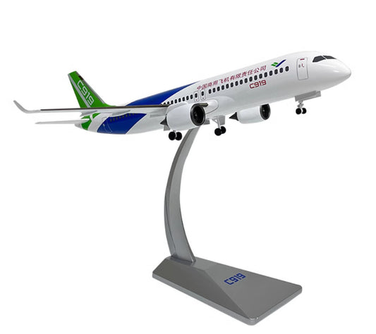 1:100 46CM AF1 COMAC C919 Commerce Airplane Diecast Metal Plane Aircraft Model