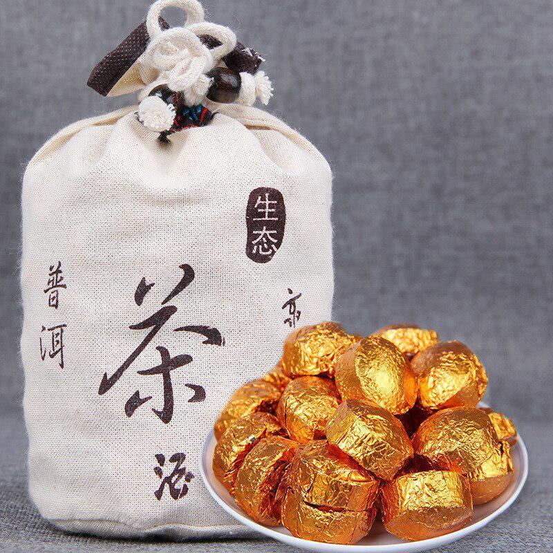 500g Glutinous Rice Aroma Shu Puer Mini Tuocha Ripe Puer Tea Gift Packing
