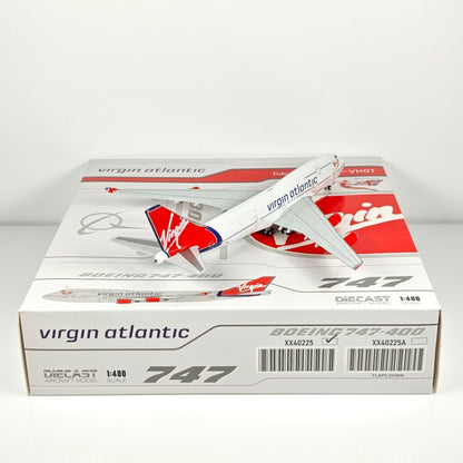 1:400 JC Wings Virgin Atlantic Boeing 747-400 Airplane Diecast Aircraft Model