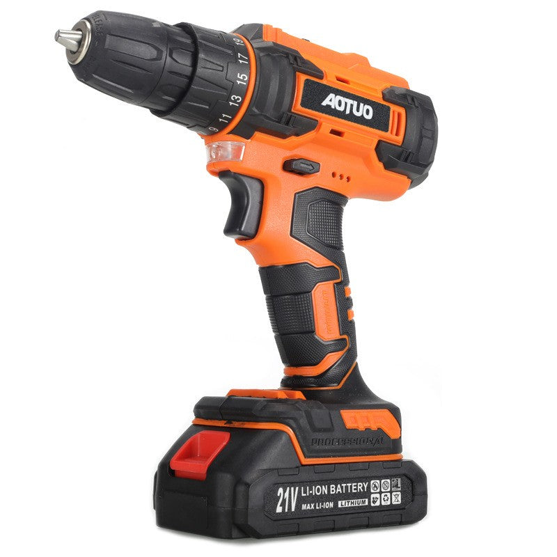 Household multi-function rechargeable electric drill with high power and brush04
