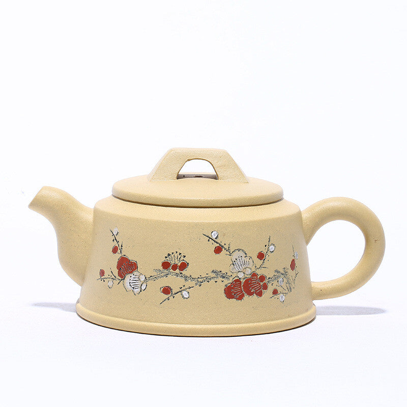 Collect Chinese Yixing Zisha Pottery Duan Clay 200ML 10 Hole Prune TreeTeapot