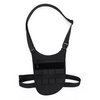 Tactical Outdoor Sports Vest Hidden Underarm Pocket Shoulder Bag Wallet Hunting