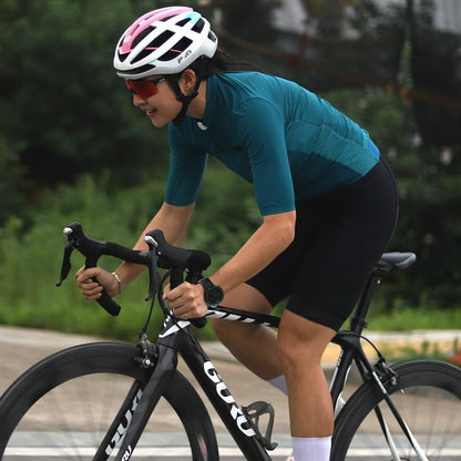 Cycling Jersey Aero Short Sleeve Italy Fabric Seamless Crafts Zipper Men Woman