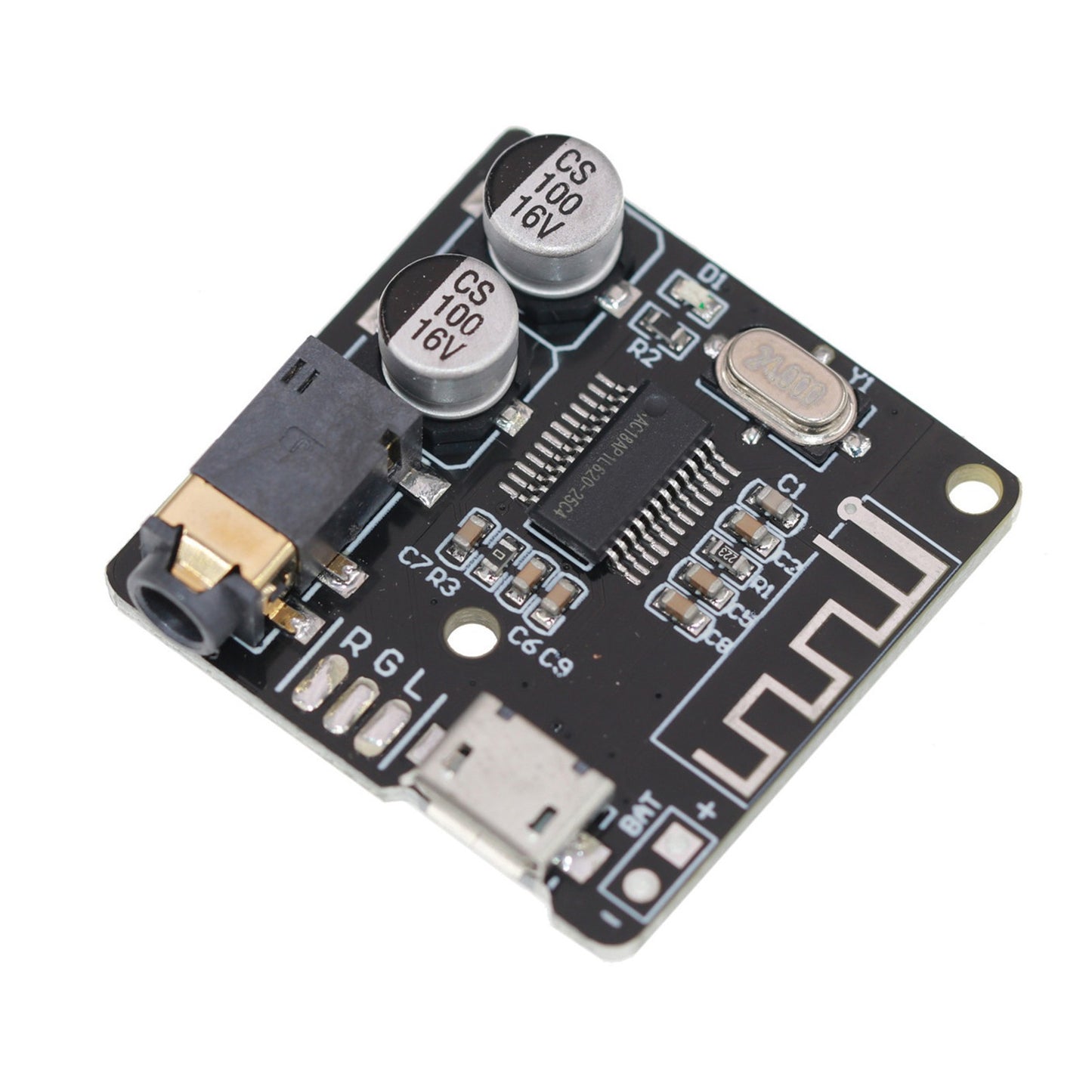 2Pcs Electric Bluetooth 5.0 Stereo Sound Amplifier Circuit Board Module Part