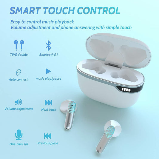 Bluetooth 5.0 Headset TWS Wireless Earphones Earbuds Stereo Headphones Sport