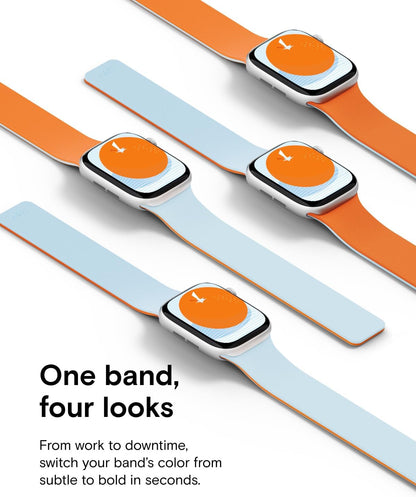 Snap Duo Watch Bands Compatible with Apple Watch, Quick Magnetic Wear, Duo-Color