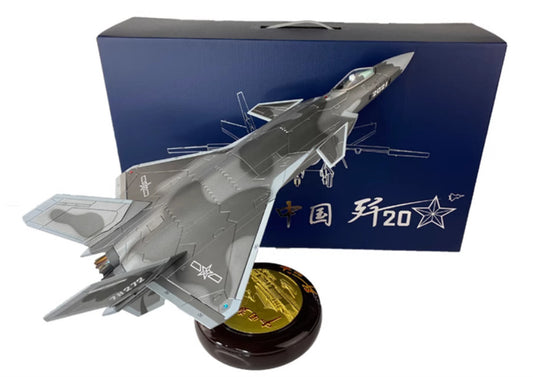 1:48 48CM J-20 Stealth Fighter Plane Aircraft Diecast Aviation Airplane Model