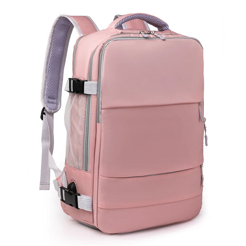 Women Travel Backpack Daypack Teenage Girls Charging Schoolbag Luggage Shoes Bag