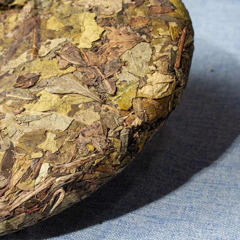 357克云南古树普洱茶生茶蛋糕黄金叶奇子蛋糕茶-