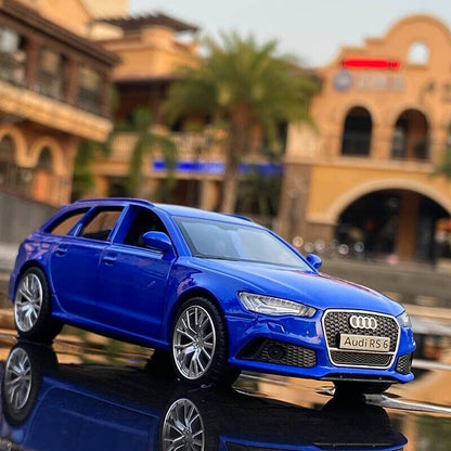 1:36 Audi RS6 Station Wagon Alloy Car Model Diecasts Toy Vehicle Gift Pull Back