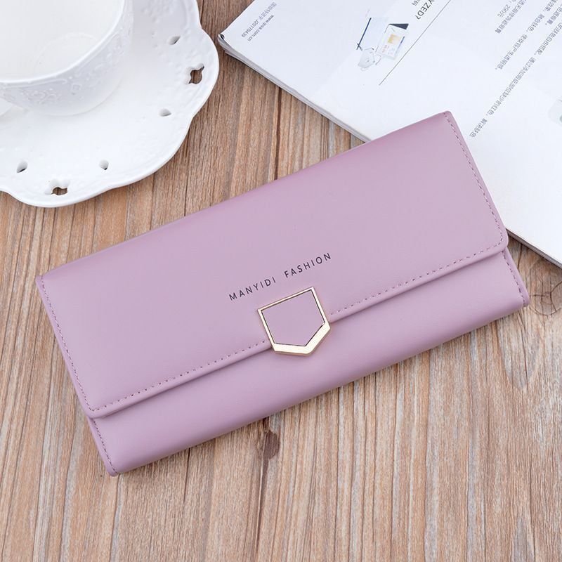 Synthetic Leather Wallets Hasp Money bags Zipper Coin Purse Cards Holder Pouch