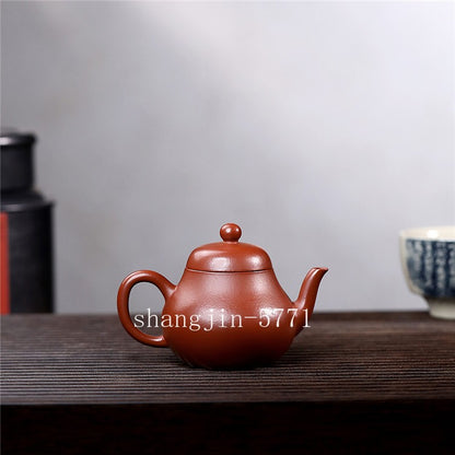 Tea Pot 100ml Real Yixing Zisha Dahongpao Clay Marked 7 Infuser Holes Master Pot