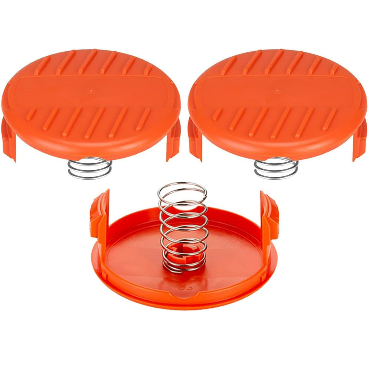 3× Spool Cap & Spring For Black & Decker CST1000 CST1100 CST1200 String Trimmer