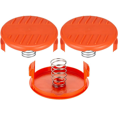 3× Spool Cap & Spring For Black & Decker CST1000 CST1100 CST1200 String Trimmer