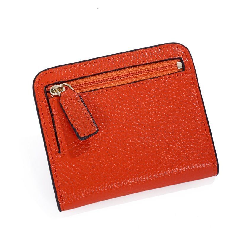 Fashion Leather Wallet Mini Purse Small Pouch Coin Pocket Zipper 10.5*9*1CM 1 PC