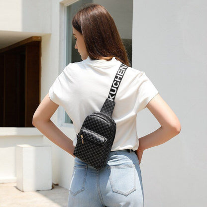 Polyester Bag Fashion Simple Crossbody Printed Chest Bag Set Shoulder Purse 1 PC