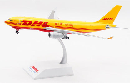 1:200 30CM JC Wings Air Hongkong DHL AIRBUS A330-200F Airplane Diecast Model