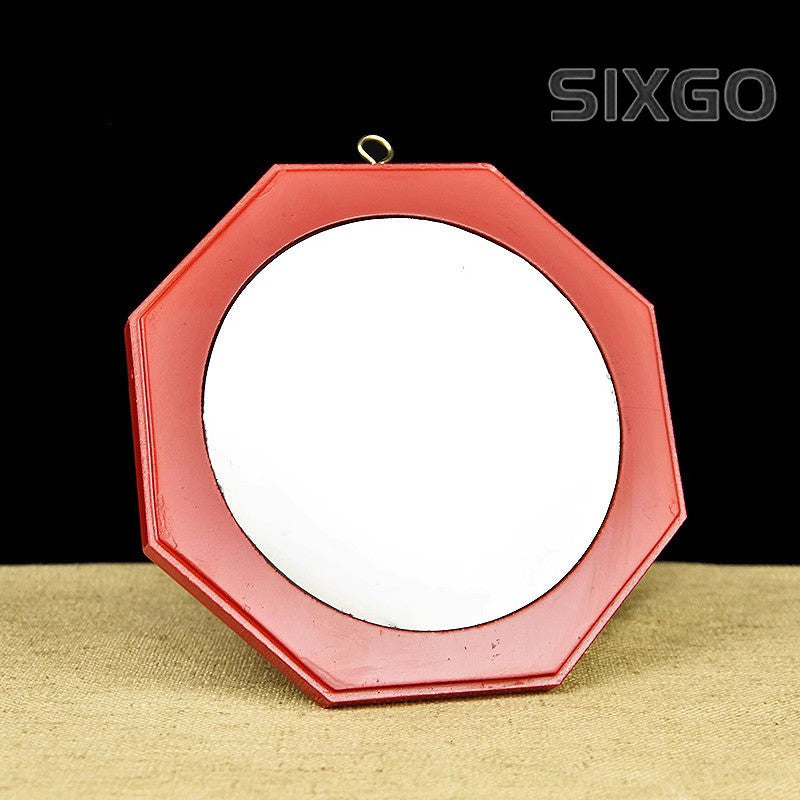 Solid Wood Eight Diagrams Looking Glass Convex Mirror Household Mirror Pendant