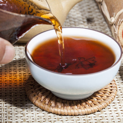 Chen Xiang Cooked Pu'er Tea Ripe Puerh Mini Beeng Tea Cha Puer Brick Tea-