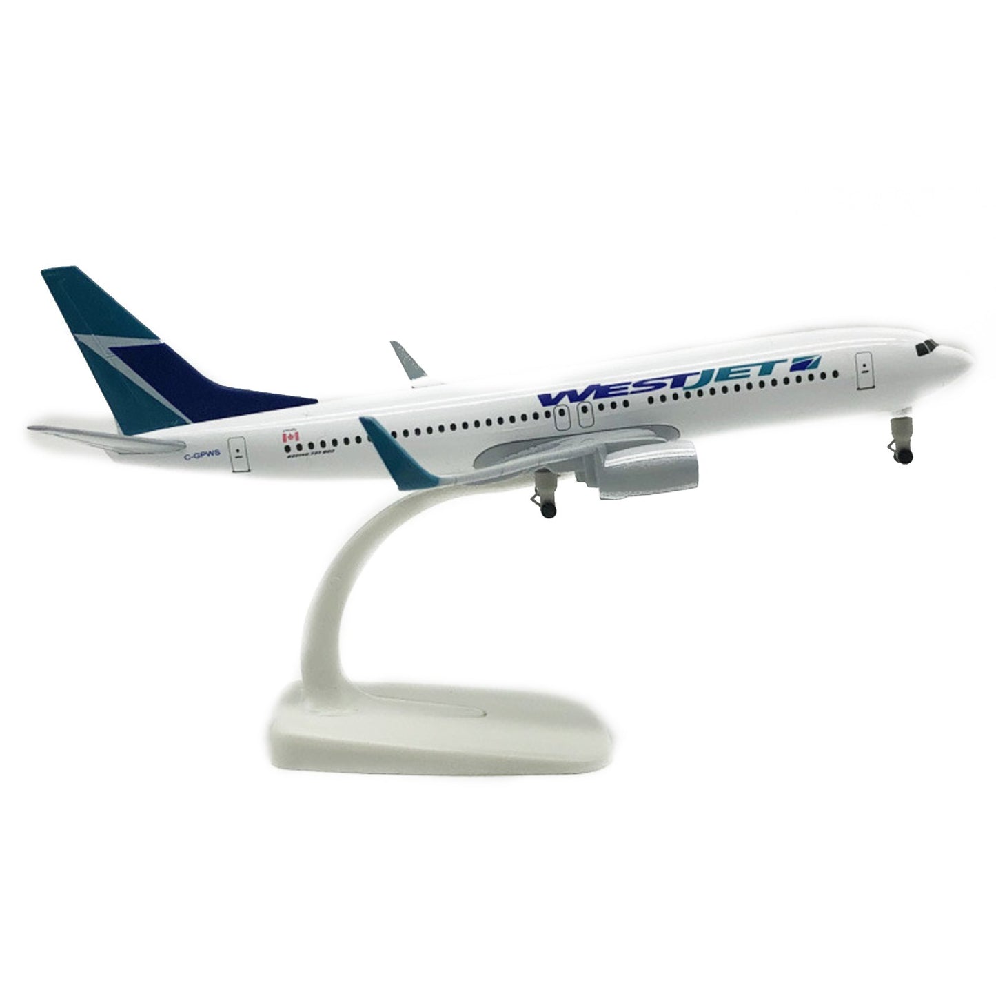1:300 American Westjet B737 Model Plane Alloy Diecast Airplane Model Collection